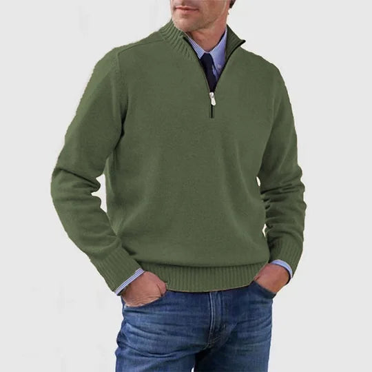 2025 Zip-up sweater – classic warmth and modern elegance