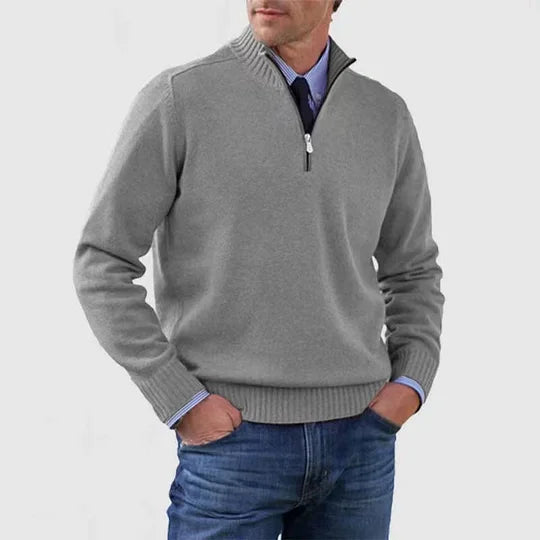 2025 Zip-up sweater – classic warmth and modern elegance