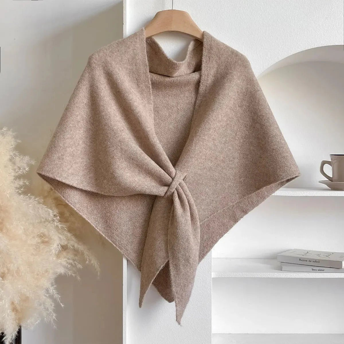 French Wool Triangle Shawl