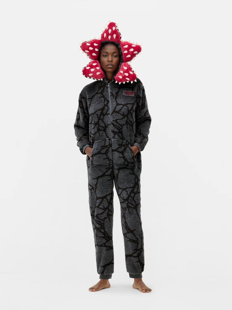 Demogorgon Hooded Cozy Fan Onesie